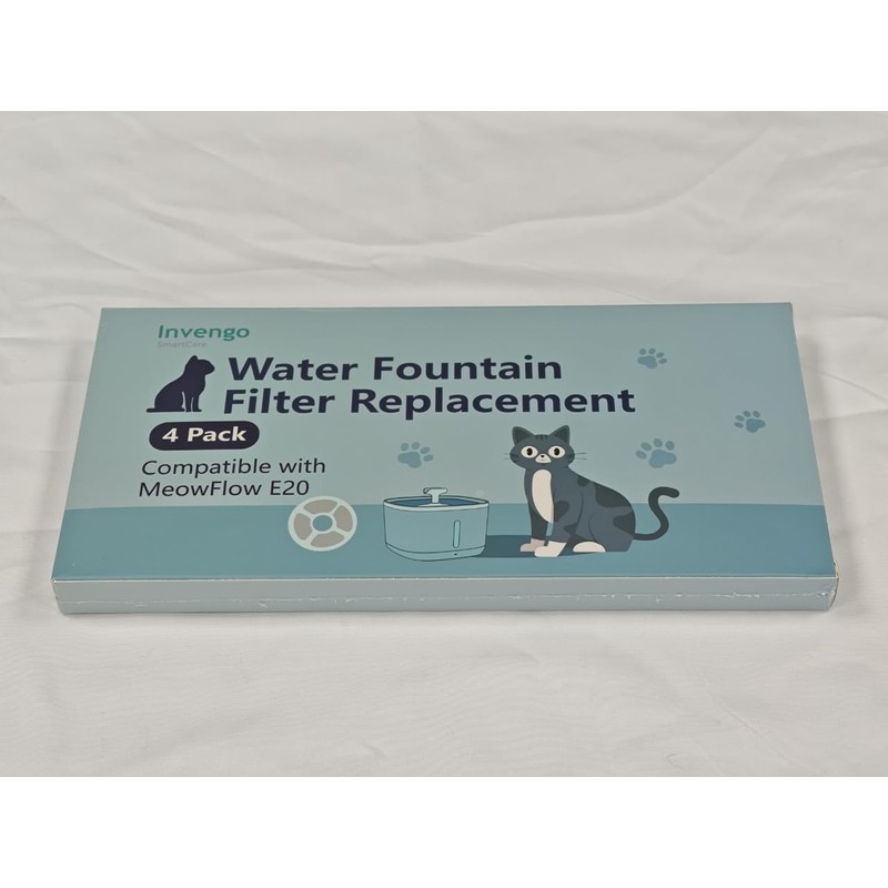 4 Filters for Wireless Cat Water Fountain