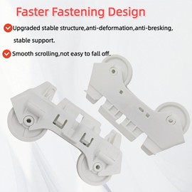WPW10082868 Dishwasher Wheel Replacement | Lower Rack Roller Assembly | Fits for W10082868、W10238410 W10261335 Whirlpool & Maytag | Easy Snap Installation