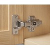 2 Pack Soft Close Cabinet Hinges, Stainless Steel Concealed Hydraulic