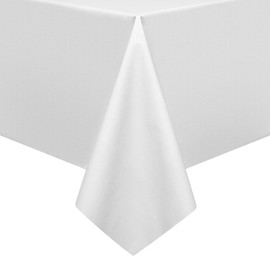 Newthinking PVC Table Cloth Wipe Clean Tablecloth Plastic Waterproof Table Protector, Square Wipeable Tablecloths for Kitchen Picnic Outdoor Indoor - Black, 54x54in/137x137cm