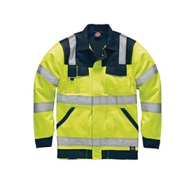 Dickies SA30015 YLNXL Size X-Large "Industrie" Hi-Vis Jacket - Yellow/Blue