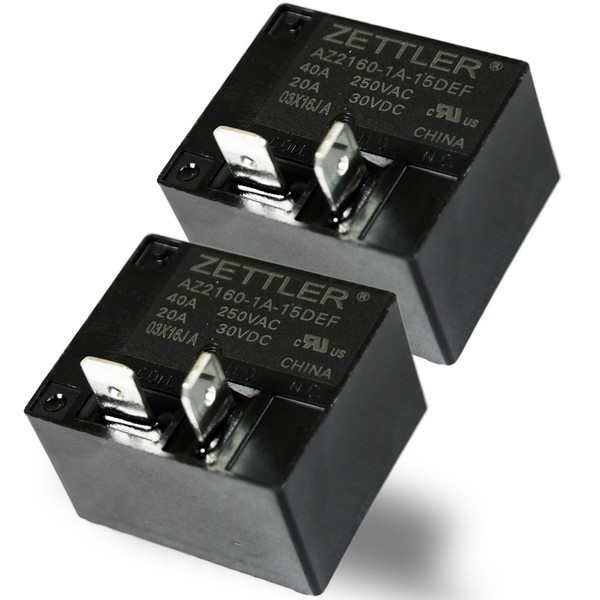 American Zettler AZ2160-1A,15DEF - 30A Miniature Power Relay (Pack of 2)