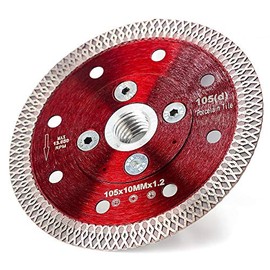 4" Super Thin Diamond Wet Porcelain Saw Blades Tiles Blades with Arbor 5/8"-11 Flange for Cutting Tile Granite Marbles (F-SX-4)