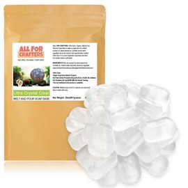 ALL FOR CRAFTERS-2lb Ultra Clear Glycerin melt and pour soap base