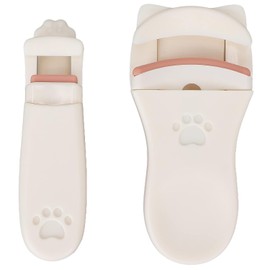 Rizador De Pestañas, 2 Piezas Rizador De Pestañas Con Forma De Pata De Gato Mini Rizador De Pestañas Portátil Rizador De Pestañas, Herramienta para Rizar Pestañas con Clip Cute Eyelash Curler Set