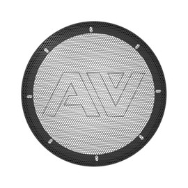 Avatar Buran Series Pair of 6.5 Inch Loud-Speaker Grills Black AT-GA-65