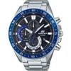 Casio Men's Chronograph Quartz Watch Edifice, silver/blue, Sports