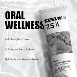 7.5% Hydroxyapatite Toothpaste – Strengthens Enamel, Protects Gums & Freshens Breath – Fluoride-Free, Ideal for Sensitive Teeth, 120g (2)