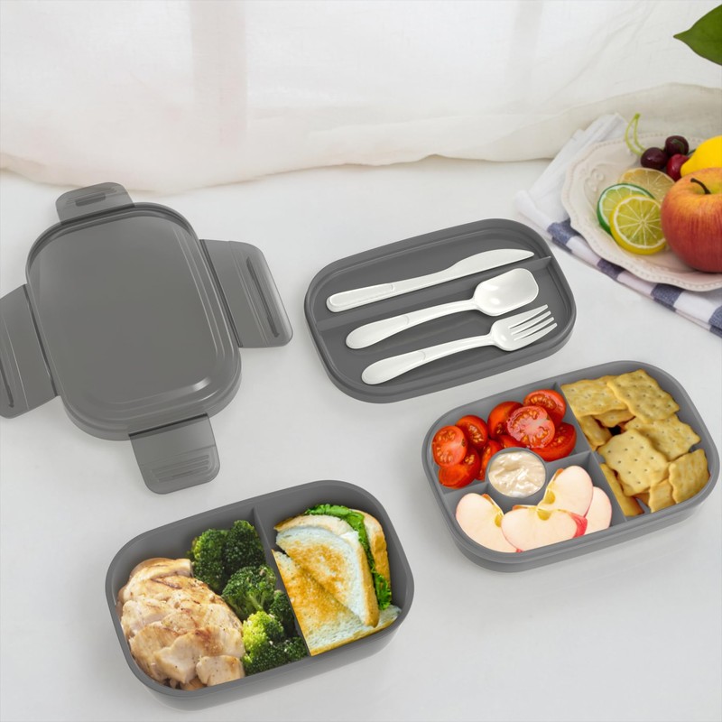 JBGOYON® Bento Lunch Box Set - 3 Stackable Containers for