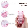 4 Pcs Double Sided Nail Brush, Nail Cleaning Brush, Plastic