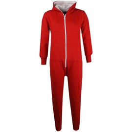 A2Z 4 Kids Plain Girls Boys Camouflage Onesie One Piece Super Soft - Onesie Red 11-12