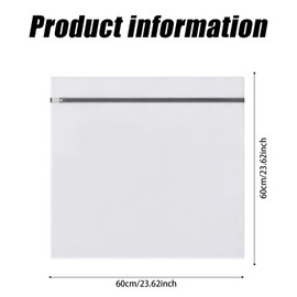 Owl Focus Laundry Bags Mesh Wash Bags, Lingerie Bag for Washing Delicates, White Net, 2XXL