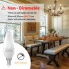 Ocixhbe E12 LED Candelabra Bulbs 60W Equivalent, 2700k Soft Warm