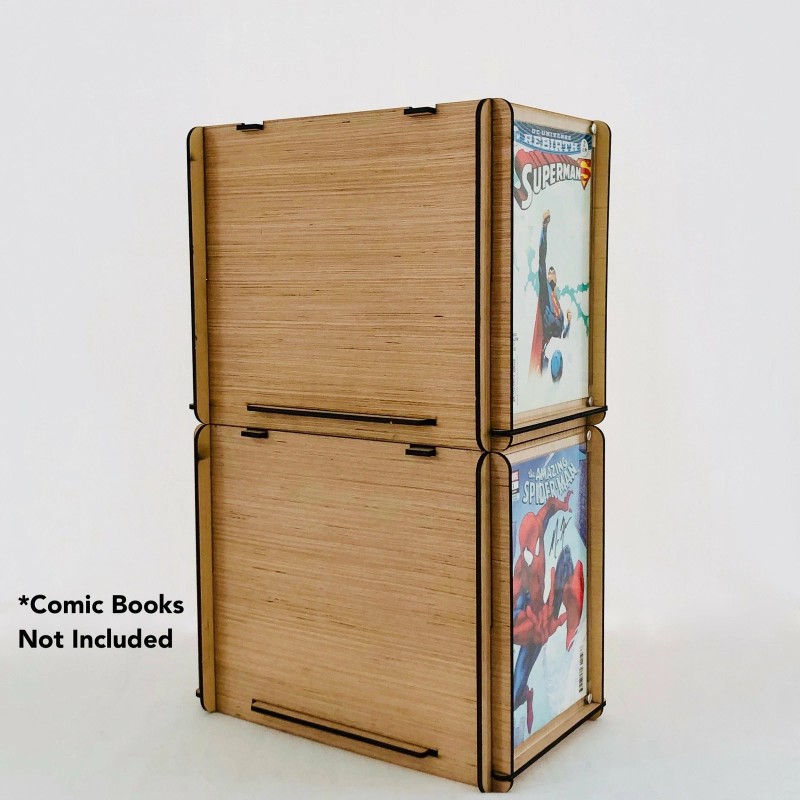 Romany House Two Pack Comic Book Storage Boxes & Acrylic
