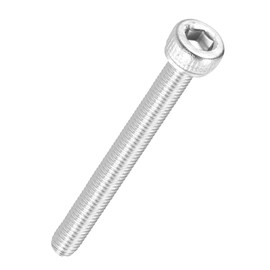 Kozelo Pack of 40 Allen Screws - [M3-0.5 x 30 mm] 304 Stainless Steel Full Thread Allen Hex Drive for Electric Motor 3D Printing Fan Motor Replacement, Silver