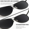 Push-in Eyeglass Nose Pads - PFDHQS 18 Pairs Glasses Nose