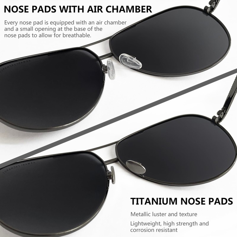 Push-in Eyeglass Nose Pads - PFDHQS 18 Pairs Glasses Nose