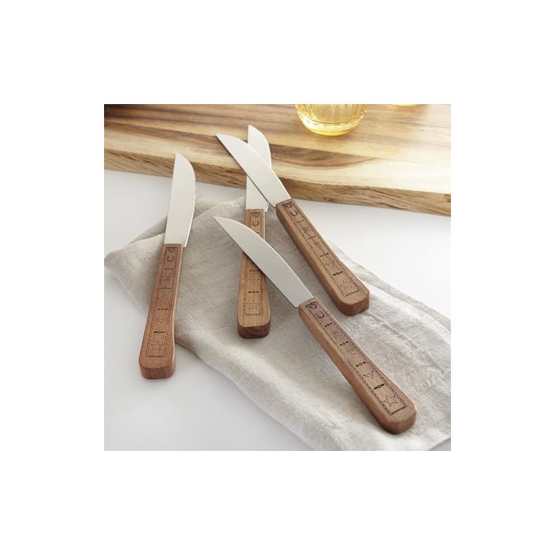 BLACK FOREST DECOR Rope & Brands Steak Knives - Set