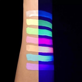PaintGlow 12 Pintura Neon Luminosa Luz Uv Negra Body Paint Cuerpo Cara