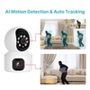 Home Security Camera Dual 2MP Lens Two Way Intercom WiFi