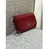 Tory Burch New Tory Burch EMERSON PATENT FLAPCARD WARM RED