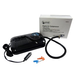 Hyfive Travel Portable Digital DC Electric Air Compressor 250PSI Car Tyre Pump 12V