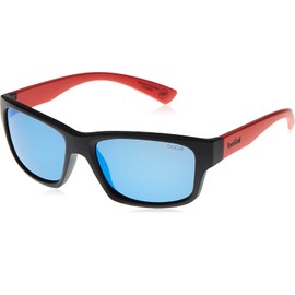 Sport Sunglasses Holman Matte Black Red Hd Offshore Blue