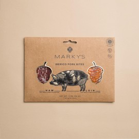 MARKY'S Iberico Pork Bites from Spain - 100% Acorn Fed Iberico Jamon & Loin - 2 oz / 56 g