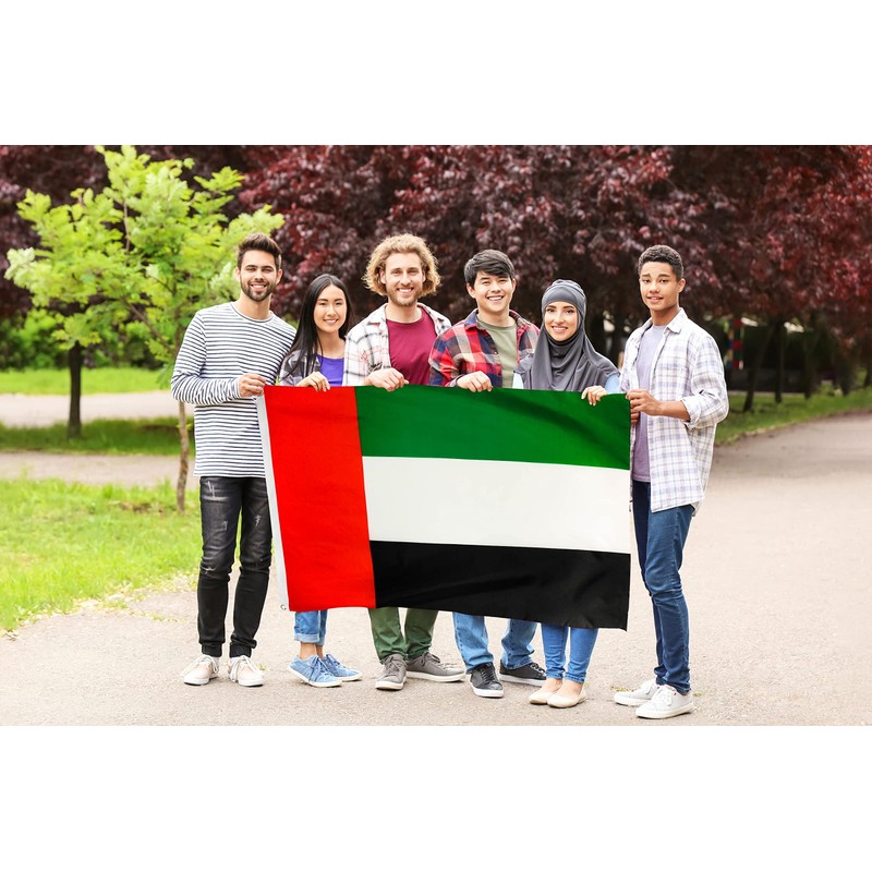 DANF United Arab Emirates Flag 3x5 Foot UAE DUBAI National