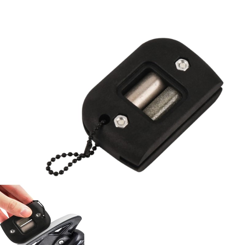 Beufee Ice Skates Blade Sharpener, Portable Ice Hockey Skate Sharpener