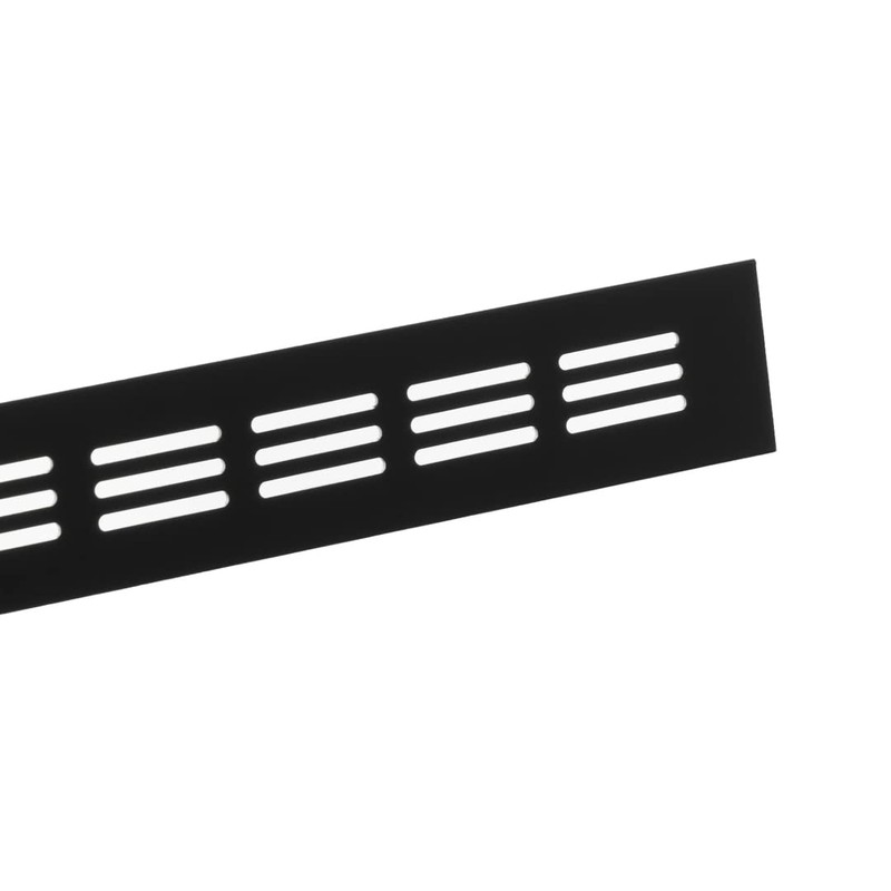 EUROPLAST 2x12 (Outside Dimensions) Toe Kick Vent Cover - Aluminum