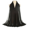 XuoAz Women Lightweight-Chiffon-Scarf Spring-Summer-Scarves-Shawl-Wraps Long Neck Scarf for Evening Party