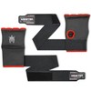 Meister Gel-Padded ProWrap Inner Hand Wrap Gloves (Pair) - Black/Red