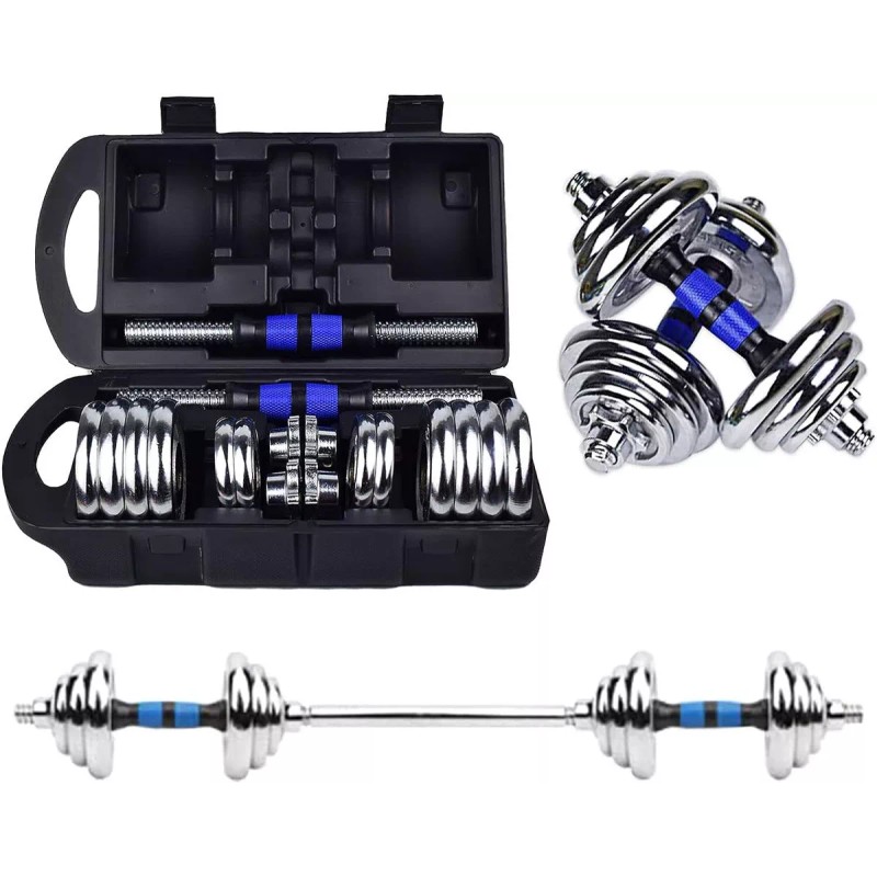 Foünd Sports Kit De Mancuernas Pesas Con Barra Discos Ejercicio