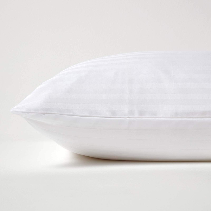 HOMESCAPES White Pure Egyptian Cotton Euro Size Pillowcase 80 x