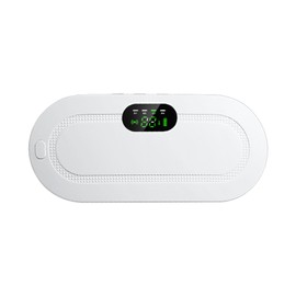 Portable Cordless Heating Pad Electric Waist Belt Device Fast Heating 3 Temperature Modes 4 Vibration Massage Speeds USB Charging Belly Heating Pad for Girls and Women