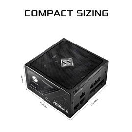 ASRock Steel Legend 650W Power Supply ATX 3.1 PCle iCOOL Full Modular 10 Years Warranty 135 mm FDB Fan SL-650G 80 Plus Gold Cybenetics Platinum Japanese Capacitor 5V Boost