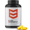 MTN OPS Omega 3 Fish Oil Supplement, 1000mg Fatty Acid Softgels for Healthy Heart, Joint  Bone Health, 30 Servings                                    