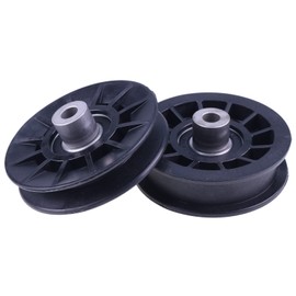 Solarhome Juego de poleas tensoras planas y poleas tensoras planas 532194327 532194326 compatible con Husqvarna Poulan Craftsman Snapper