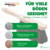 Novaliv 2 x dustpan set, dustpan set, hand brush, arenga