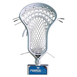 ECD Lacrosse - Mirage 2.0 Strung Lacrosse Head - White - Elite Pocket - Hero 3.0 - White