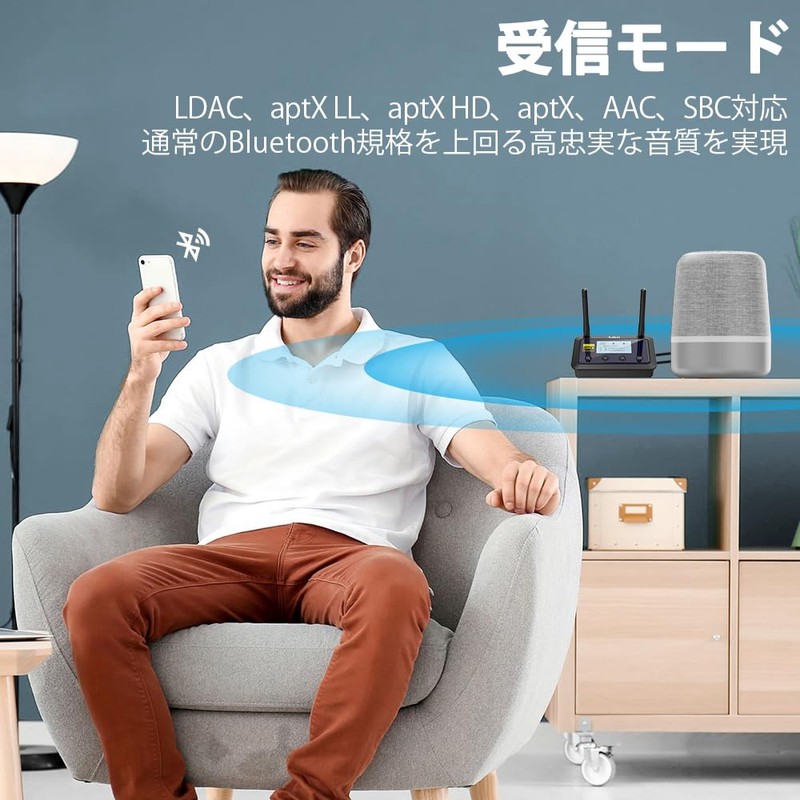 1Mii B03Pro+ Bluetooth Transmitter 5.3 Bluetooth Audio Receiver Bluetooth Receiver