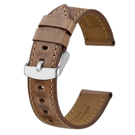 BISONSTRAP Genuine Leather Watch Band, 0.7 inches (18 mm), 0.7 inches (19 mm), 0.8 inches (20 mm), 0.9 inches (21 mm), 0.9 inches (22 mm), 0.9 inches (23 mm), 0.9 inches (24 mm), Horwin, Leather Watch