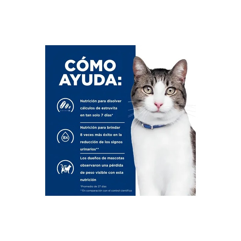 Hills Metabolic Y Urinary Feline 2.8kg Original Sellado
