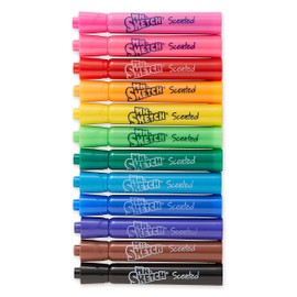 Mr. Sketch Scented Watercolor Markers 12 Color School Pack, 192 Markers