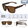 Ofwin Sports Polarized Sunglasses for Men Women UV Protection Unbreakable