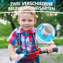 2 Pack Kids Scooter Light, IPX5 Waterproof LED Light for Backpacks Provides Extra Safety for Kids with 3 Light Modes Perfect for Kids Scooters, Hiking Poles or Backpacks