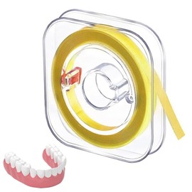 Yellow Tooth Sandpaper 20μm, Tooth Sandpaper for Polishing Strips Interdental Spaces, Tooth Polishing Strips for Polishing Teeth, Dental Polishing Strips, Tooth Sandpaper Interdental Spaces 6 m x 4 mm