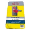 Gate Latch, 1-Way, Lockable, Steel, Red, for: 1-5/8 to 2