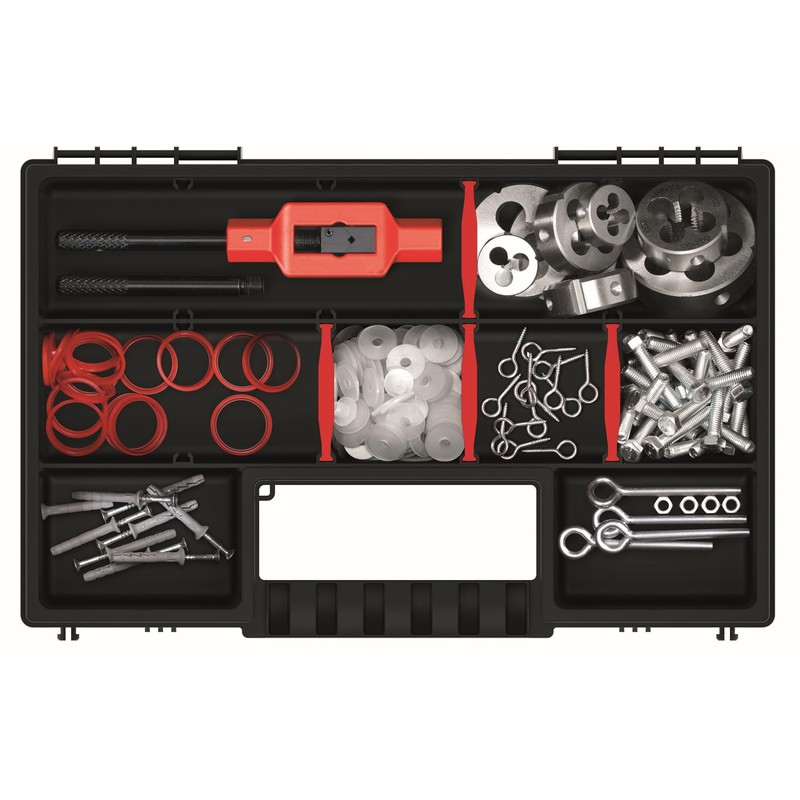 Mivos Double-sided assortment box 287x186x100mm - 2-sided sorting box with